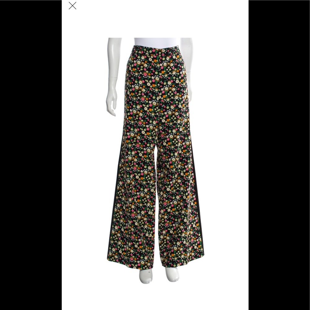 Tory Burch Wide Length Floral Pant